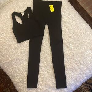 NWOT BOZZOLO Tank & Legging Set Women’s Sz Medium / Large